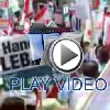 Protests in Lebanon against the Israeli attacks