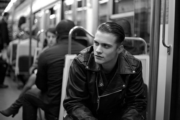 AJ Abualrub photo on the metro by Eric Sposito