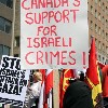 Protest against canada support to war