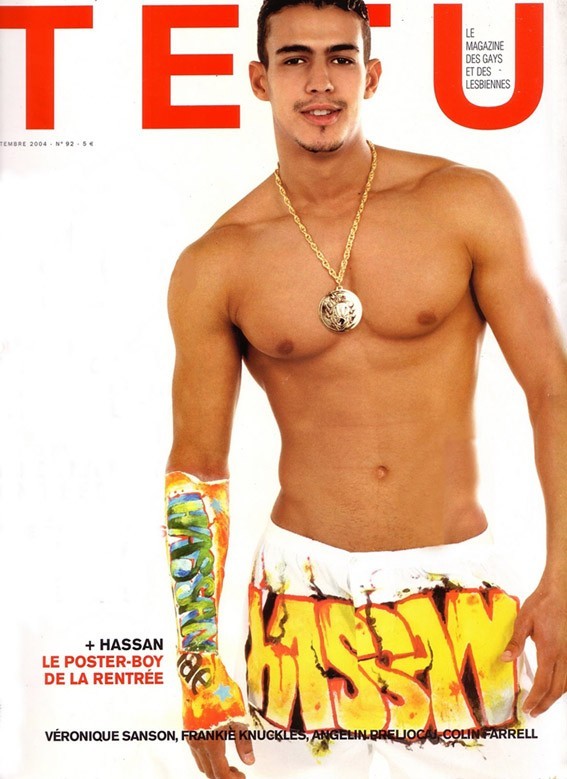 hassan ounajma first Arab male model on teh cover of TETE Magazine