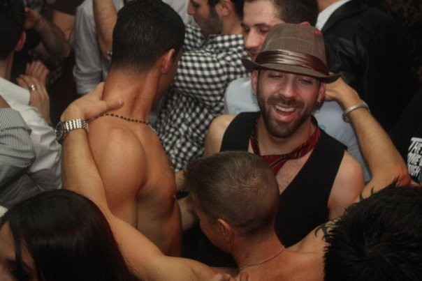Karim Kamel dancing in gay club