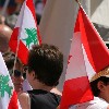 Lebanese Flags in Protests