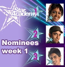 Week 1 Nominees of Star Academy Six
